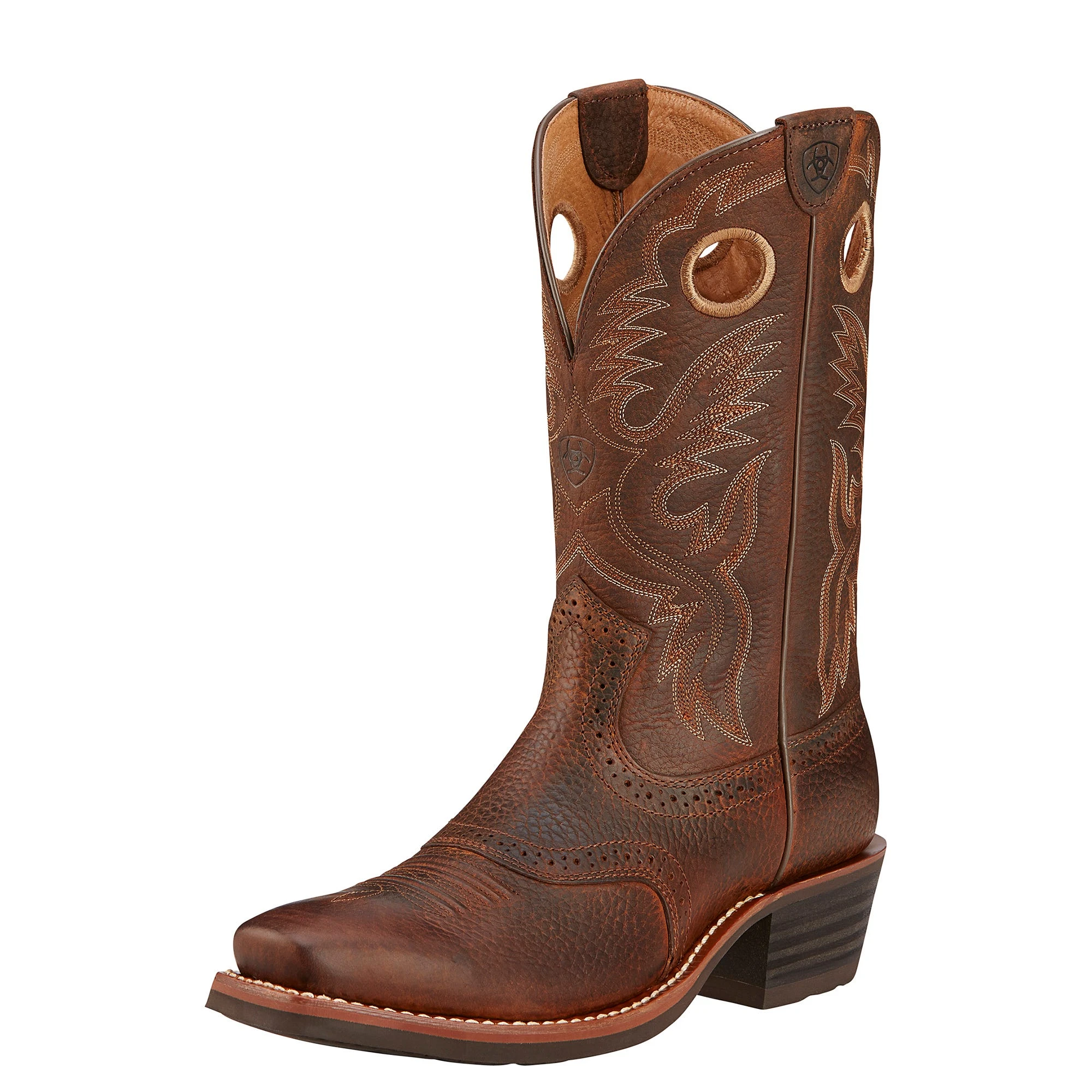 Ariat Boots: Men's 10002227 Square Toe Roughstock Cowboy Boots 7 Ariat Boots: Men's 10002227 Square Toe Roughstock Cowboy Boots - Image 5