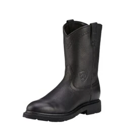 Ariat Boots: Men's Black 10002422 Sierra Pull On Soft Toe Work Boots 11 Ariat Boots: Men's Black 10002422 Sierra Pull On Soft Toe Work Boots -Overlook Boots shop 10002422 3 4