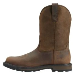 Ariat Boots 10014238 Men's Groundbreaker 10" Pull On Work Boots 10 Ariat Boots 10014238 Men's Groundbreaker 10" Pull On Work Boots -Overlook Boots shop 10014238 side