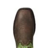 Ariat Boots: Men's 10020083 Brown Green WorkHog VentTek Toe 11" Slip Resistant Pull On Work Boots 2 Ariat Boots: Men's 10020083 Brown Green WorkHog VentTek Toe 11" Slip Resistant Pull On Work Boots -Overlook Boots shop 10020083 toe