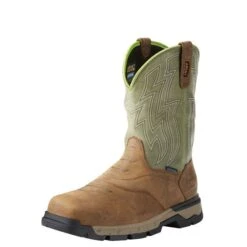 Ariat Boots: Men's 10021486 Composite Waterproof Western Pull On Rebar Boots 11 Ariat Boots: Men's 10021486 Composite Waterproof Western Pull On Rebar Boots -Overlook Boots shop 10021486