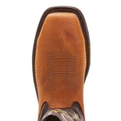 Ariat Boots: Men's 10024966 Brown WorkHog Xt 11" Waterproof Carbon Toe Pull On Work Boots