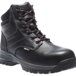 Wolverine Boots: Women's 10181 Black Piper Composite Toe Waterproof Work Boot -Overlook Boots shop 10181