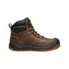 Keen Utility Boots: Men's 1027100 Dark Earth Gum Carbon Fiber Toe Fort Wayne 6" Waterproof EH Work Boot -Overlook Boots shop 1027100 m 1 edit