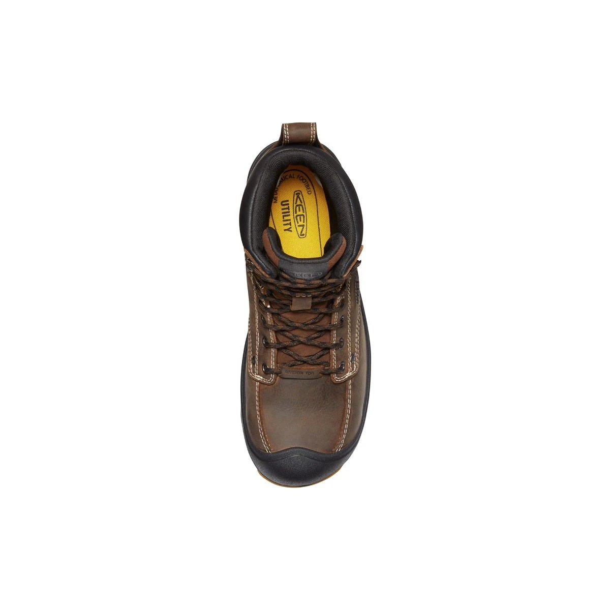 Keen Utility Boots: Men's 1027100 Dark Earth Gum Carbon Fiber Toe Fort Wayne 6" Waterproof EH Work Boot 7 Keen Utility Boots: Men's 1027100 Dark Earth Gum Carbon Fiber Toe Fort Wayne 6" Waterproof EH Work Boot - Image 5