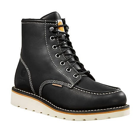 Carhartt Boots: Women's FW6021-W Black 6-Inch Soft Toe Wedge Work Boot 3 Carhartt Boots: Women's FW6021-W Black 6-Inch Soft Toe Wedge Work Boot