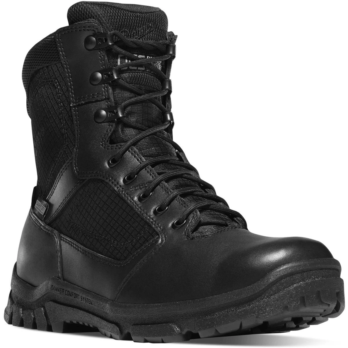 Danner Boots: Men's 23824 Black 8" Side-Zip Lookout Boots 6 Danner Boots: Men's 23824 Black 8" Side-Zip Lookout Boots - Image 4