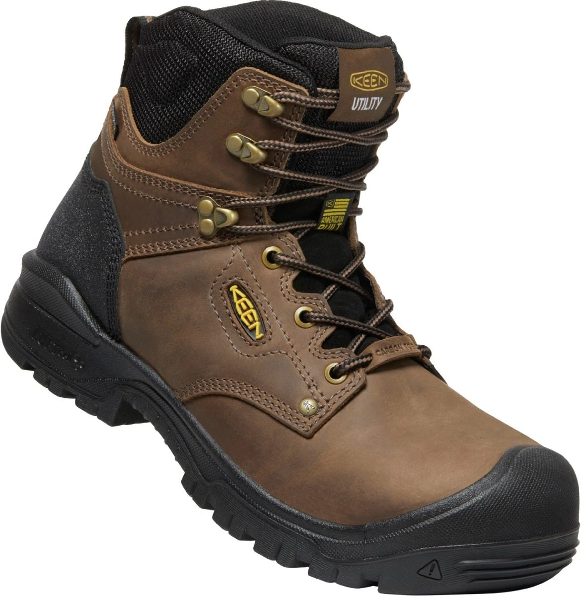 Keen Utility Boots: Men's 1026487 Dark Earth Black Carbon Toe 6" Waterproof Independence Boot 3 Keen Utility Boots: Men's 1026487 Dark Earth Black Carbon Toe 6" Waterproof Independence Boot