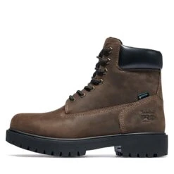 Timberland PRO Boots: Men's 38021 Brown Waterproof EH 6" Steel Toe Boots -Overlook Boots shop 38021 6edit