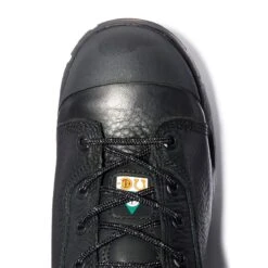 Timberland PRO Boots: Men's Endurance PR Black 47592 EH 6" Steel Toe Work Boots -Overlook Boots shop 50b884021bf6230a1ec52101eadaa347be652b1bedit
