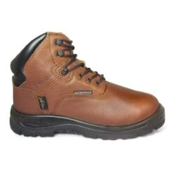 Genuine Grip Boots: Men's 6071 Brown Composite Toe Poseidon Metatarsal Guard EH Work Boot -Overlook Boots shop 6071 2