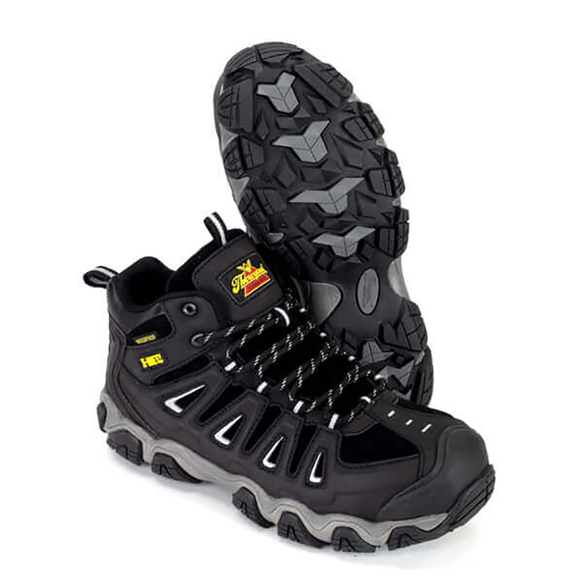 Thorogood Boots: Men's 804-6490 Black Crosstrex I-Met Steel Toe Hiker Work Boot 5 Thorogood Boots: Men's 804-6490 Black Crosstrex I-Met Steel Toe Hiker Work Boot - Image 3