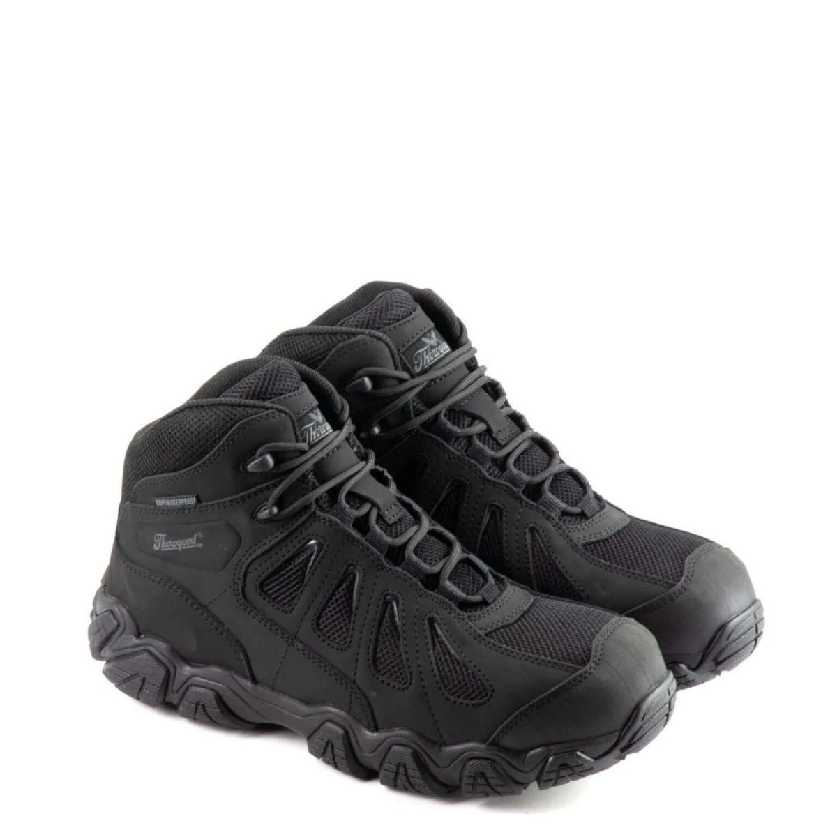 Thorogood Boots: Men's 804-6494 Black Crosstrex Composite Toe Hiker Work Boot 4 Thorogood Boots: Men's 804-6494 Black Crosstrex Composite Toe Hiker Work Boot - Image 2