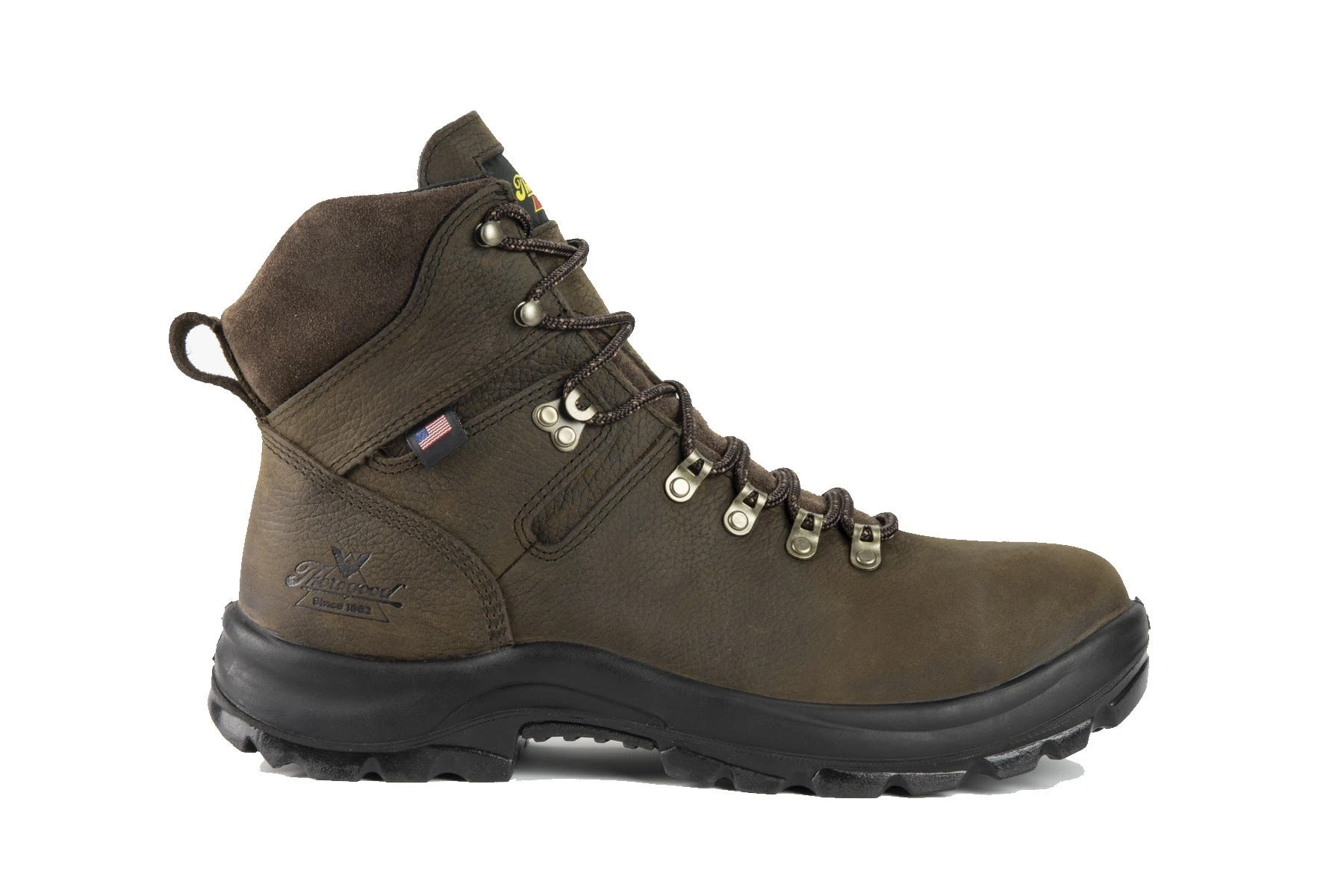 Thorogood Boots: Men's 804 3365 Brown Steel Toe 6" American Union Series USA Made Waterproof Work Boot 5 Thorogood Boots: Men's 804 3365 Brown Steel Toe 6" American Union Series USA Made Waterproof Work Boot - Image 3