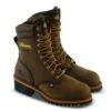 Thorogood Boots: Men's 804-3555 Brown CrazyHorse Steel Toe Logger Work Boot -Overlook Boots shop 804 3555 1 416x416 1