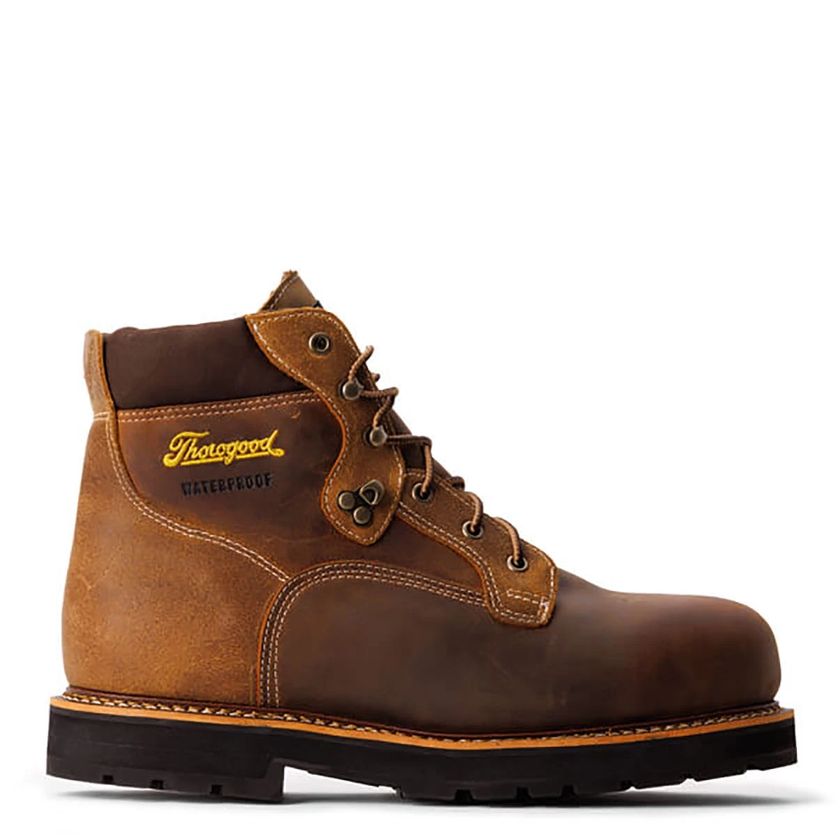 Thorogood Boots: Men's 804 4144 Crazyhorse Composite Toe Iron River Series 6" Waterproof Work Boot 4 Thorogood Boots: Men's 804 4144 Crazyhorse Composite Toe Iron River Series 6" Waterproof Work Boot - Image 2