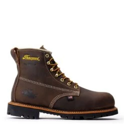 Thorogood Boots: Men's 804 4514 Brown Nano Safety Toe USA Made American Heritage Waterproof Insulated Crazyhorse Work Boot 9 Thorogood Boots: Men's 804 4514 Brown Nano Safety Toe USA Made American Heritage Waterproof Insulated Crazyhorse Work Boot -Overlook Boots shop 804 4514 2edit