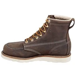 Thorogood Boots: Men's Brown Moc Toe 814-4203 USA Made American Heritage Work Boots -Overlook Boots shop 814 4203 thorogoodi 01