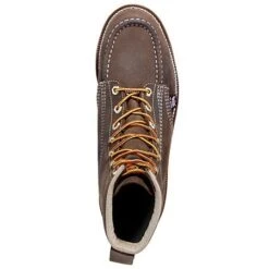 Thorogood Boots: Men's Brown Moc Toe 814-4203 USA Made American Heritage Work Boots -Overlook Boots shop 814 4203 thorogoodt 01