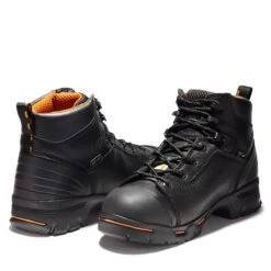 Timberland PRO Boots: Men's Endurance PR Black 47592 EH 6" Steel Toe Work Boots -Overlook Boots shop 9674bf736ce8f6ff86ab8b935c31c4cf2bd09b78edit