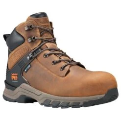 Timberland Pro Boots: Men's A1RVS Tan Hypercharge Composite Toe Waterproof Work Boot 9 Timberland Pro Boots: Men's A1RVS Tan Hypercharge Composite Toe Waterproof Work Boot -Overlook Boots shop a1rvs