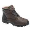 Avenger Boots: Men's A8001 Brown Steel Toe Builder EH Slip Resistant 6" Work Boot -Overlook Boots shop a8001 1
