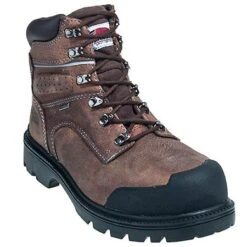 Avenger Boots: Men's Brown A7258 Steel Toe Waterproof Puncture Resistant Boots -Overlook Boots shop avenger a7258 p 01