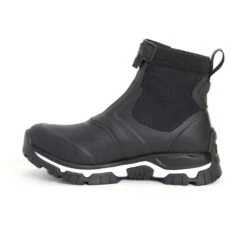 Muck Boots: Women's AXWZ 000 Black White Apex Mid Zip Boot -Overlook Boots shop axwz 000 2