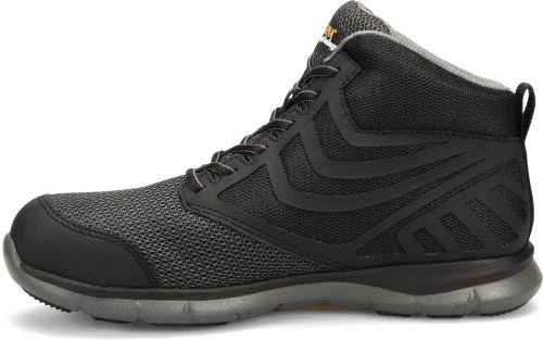 Carolina Boots: Men's CA1903 Black Gust HI Aluminum Toe Lightweight Athletic Work Boot 5 Carolina Boots: Men's CA1903 Black Gust HI Aluminum Toe Lightweight Athletic Work Boot - Image 3