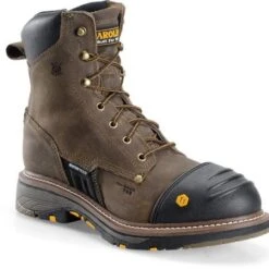 Carolina Boots: Men's CA2559 Brown 8” Composite Toe Workflex Work Boots