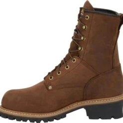 Carolina Boots: Men's Waterproof CA4821 Insulated Logger Boots -Overlook Boots shop ca4821 500xauto instep