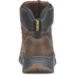 Carolina Boots: Men's CA5556 Brown Composite Toe Subframe 6" Lightweight Work Boot -Overlook Boots shop ca5556 500xauto heeledit