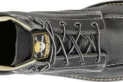 Carolina Boots: Men's CA7007 Black Flatiron 6" Moc Wedge Toe Work Boot -Overlook Boots shop ca7007 1