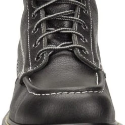 Carolina Boots: Men's CA7007 Black Flatiron 6" Moc Wedge Toe Work Boot -Overlook Boots shop ca7007 4