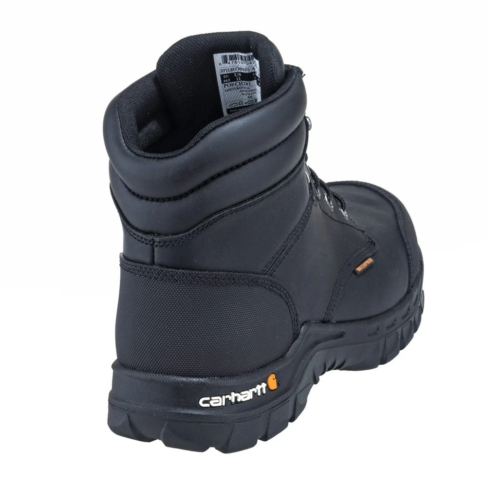 Carhartt Boots: Men's CMF6371 Black 6-Inch Waterproof Composite Toe Rugged Flex EH Boots 9 Carhartt Boots: Men's CMF6371 Black 6-Inch Waterproof Composite Toe Rugged Flex EH Boots - Image 7