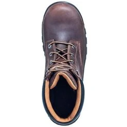 Carhartt Boots: Men's Brown CMF6066 Slip Resistant Leather Work Flex EH Boots -Overlook Boots shop carhartt footwear cmf6366 t 01 1