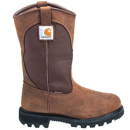 Carhartt Boots: Women's Waterproof CWP1150 Bison Leather EH Wellington Boots 6 Carhartt Boots: Women's Waterproof CWP1150 Bison Leather EH Wellington Boots - Image 4