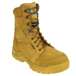 Carhartt Boots: Men's Wheat CMF8058 Insulated Work Boots -Overlook Boots shop carhartt cmf8058 p 001