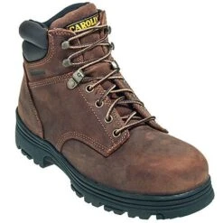 Carolina Boots: Men's Brown CA3526 Steel Toe Waterproof Slip-Resistant EH Boots -Overlook Boots shop carolina ca3526 p 01