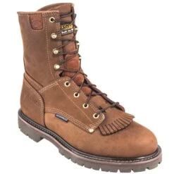 Carolina Boots: Men's Waterproof EH Leather Work Boots CA8028 -Overlook Boots shop carolina ca8028 p 01 1
