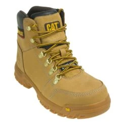 Caterpillar Boots: Outline Wheat 6" 90801 Men's Steel Toe EH Boots -Overlook Boots shop cat 90801 0000 p