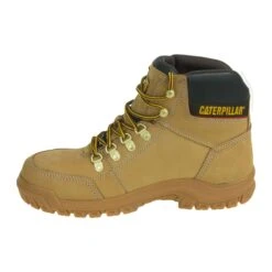 Caterpillar Boots: Outline Wheat 6" 90801 Men's Steel Toe EH Boots -Overlook Boots shop cat 90801 0003 l