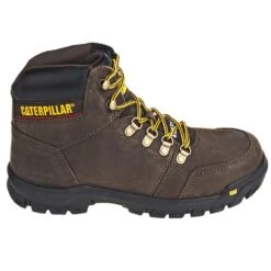 Caterpillar Boots: Men's P90803 Steel Toe EH Outline Seal Brown Work Boots -Overlook Boots shop cat 90803 o 01