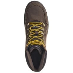 Caterpillar Boots: Men's P90803 Steel Toe EH Outline Seal Brown Work Boots -Overlook Boots shop cat 90803 t 01