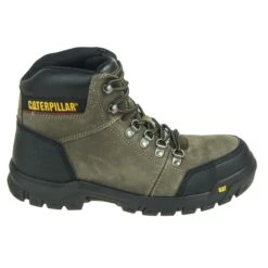 Caterpillar Boots: Men's Outline Grey 90802 EH Steel Toe Boots -Overlook Boots shop cat p90802 3