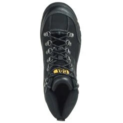 Caterpillar Boots: Men's Threshold 6" Steel Toe 90936 Black Work Boots