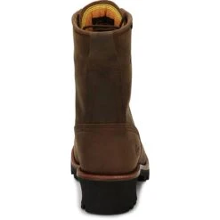 Chippewa Boots: Men's Waterproof Brown 73100 Logger Work Boots -Overlook Boots shop chp 006 73100edit