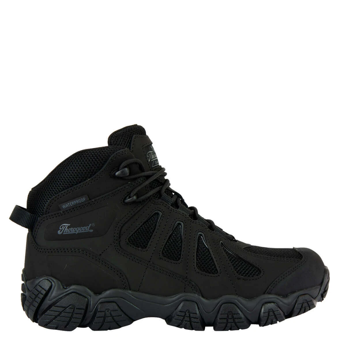 Thorogood Boots: Men's 804-6494 Black Crosstrex Composite Toe Hiker Work Boot 6 Thorogood Boots: Men's 804-6494 Black Crosstrex Composite Toe Hiker Work Boot - Image 4