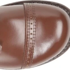 Corcoran Boots: Women's CV1516 Historic Brown 10" USA Made Jump Boot -Overlook Boots shop cv1516 500xauto top