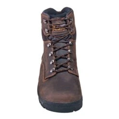Danner Boots: Men's 12433 Waterproof EH Brown 6-Inch Slip-Resistant Boots -Overlook Boots shop danner 12433 f 01